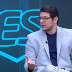 Thiago Molino acredita que a tecnologia é essencial para o desenvolvimento das empresas e que o ES tem potencial para ser referência para o Brasil. Crédito: Reprodução de TV